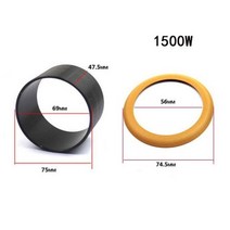 공압실린더 사각 부품 원형 Vacuum Pump Oil Free Mute Air Compressor Cylinder Sleeve Piston Ring + Tools Parts, For 1500W