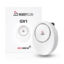 버디클론 보이스 음성인식 GPS골프거리측정기 클립형 선택형, 화이트, GV1