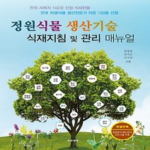 이든북-푸른행복 / 정원식물 생산기술 식재지침 및 관리 매뉴얼