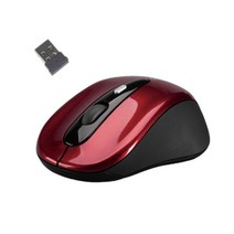 무료배송USB 수신기가있는 범용 2.4GHz 무선 마우스 1600 인치 당 점 광학 컴퓨터 오피스, 01 red, 한개옵션1