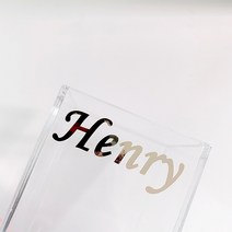 이니셜주문제작 네임스티커 라벨스티커 홀로그램 골드, 폰트06, 컷팅네임 골드 1.5cm