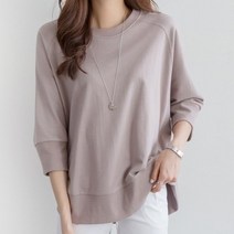 [드레스날다] 좋은하루 코튼 나그랑 7부 맨투맨(tee766)