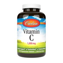 칼슨랩스 비타민 C 1000mg 베지테리안 타블렛 250개입 1개
