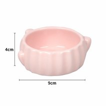 소동물 용품 애완 동물 햄스터 그릇 세라믹 선인장 물 작은 먹이 토끼 흰 족제비 쥐 친칠라 고슴도치 애완동물 제품, [03] pink