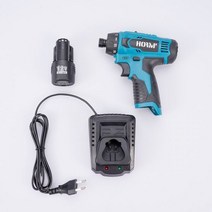 12V 무선 브러시리스 스크루 드라이버 마끼다 배터리용 전기 2000mah 리튬 이온 드릴링 핸드 렌치 전동 공, 미국, 1Charger 1Battery