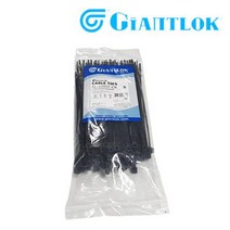 [자이언트록] 케이블타이 전선정리 100 140 200 270 300 370 450 흑색 백색 소포장 대포장, 450mm / 100개