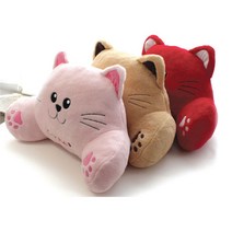 1+1 스마일캣 허리쿠션(BIG) 96847EA_#7, 미로(베이지)_루다(핑크)
