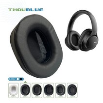 mpow h7 폰 메모리 폼 폰 용 thyblue 교체 헤드셋 커버 이어패드 밴드, 3블랙 브레스