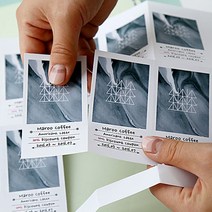 10칸 두꺼운 인쇄용 종이(90x50mm) 명함 용지 무광 유광 잉크젯 프린트 컷팅 재단 미니 엽서 카드 쿠폰, 무광10칸20매