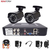 CCTV 비디오 감시 시스템 CCTV 보안 카메라 레코더 4CH DVR AHD 야외 키트 720P 1080P 나이트 비전 2mp 세, [01] 720P, [02] 미국 플매트 카펫 러그