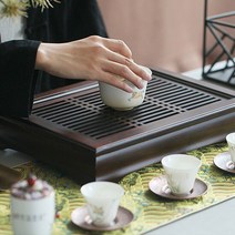 대나무 창살 차판 다크브라운, 단품