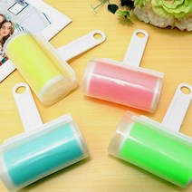피케이몰 세척하여 다시 쓰는 반영구 돌돌이 롤러 머리카락 먼지 제거 끈끈이, 블루, 1개