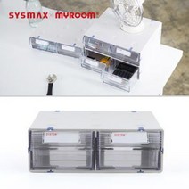 데스크테리어 2칸 멀티서랍 중형 수납박스 침대맡 소모품정리 테이블수납함 책상정리