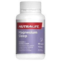 New ZeaLand 직구 뉴트라 라이프 패션 플라워 글루텐없음 Ziziphus Magnesium Sleep 60cap 1팩, 수량, 상세참조