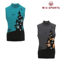 엠유스포츠 [엠유스포츠] 여성 인타셔 니트 베스트 (MU20722VN01)