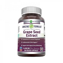 Amazing Formulas Grapeseed Extract 어메이징 포뮬라스 그레이프 시드 포도씨 추출물 16000mg 240캡슐