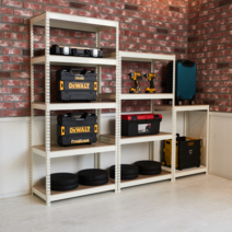 가로1100 국내산 조립식 철제 앵글 선반, 블랙