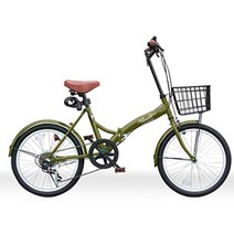 일본직수입 베스트셀러 20인치 시마노 기어 바구니 접이식 여자 자전거, F