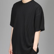 후앙스 쿨 플리츠 오버핏 반팔티셔츠 TBRT-4147