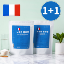 프랑스 콜라겐 1+1 노블르콜라겐 최상위 저분자피쉬펩타이드 먹는 콜라겐 가루, 2팩, 100g