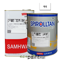 철재 스피롤탄 4L 유광 무광 자동차 차량 샌드위치판넬 공장지붕 아크릴 우레탄 페인트 [삼화페인트], 3. 백색 (유광)