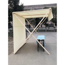 행사매대 백화점 플리마켓 행사 이동식 판매대 진열매대, 상세 페이지 참고, 선반+천장+작은 테이블x2+단색 식탁보