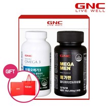 GNC 메가맨+더블오메가3 세트/ 온라인 공식몰, 없음