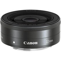 [저희 가게 포인트 2배 쇼핑 마라톤 3월 21일(화) 20:00~3월 28일(화) 1:59까지 ] Canon 캐논 단초점 광각 렌즈 EF-M22mm F2 STM 블랙 EF-M222STM 신품 (간이 상자), Canon EF-M22mm F2 STM