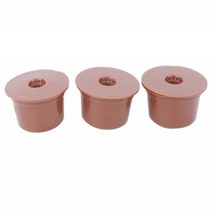커피 캡슐 재사용 리필 3pcs 커피 기계 재사용 가능한 8g 용량 캡슐 컵 필터 Caffitaly 홈, 01 3pcs
