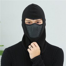 겨울 폴라 플리스 써멀 balaclava face cover warm cap face guard 스키 스노우보드 헬멧 라이너 헤드 쉴드 비니 모자 남성 여성, 한 사이즈, 검은 색