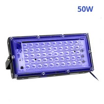 파티조명 노래방조명 사이키조명 싸이키 미러볼 외계인 50w 100w led uv 블랙 라이트 무대 blacklight 자외선 홍수 효과 빛 할로윈 xmas 댄스 dj 디스코 바, 220v 플러그 없음