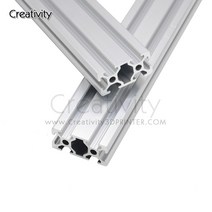선형 레일 가이드 2040 압출 알루미늄 프로파일 EU 유럽 표준 양극산화처리 300/400/500mm CNC 3D 프린터, 03 400mm