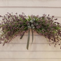 플라워레인 집소 안개꽃 리스 스웨그 가랜드, 집소안개 퍼플_대