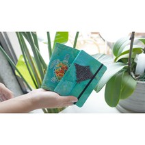 갈라파고스 바다 거북 가오리 친환경 여행 다이어리 노트, 바다거북