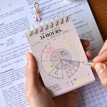 프레스 탁상형 스터디 체크패드 미니 스터디 플래너, 먼슬리내추럴