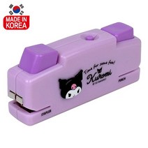 산리오 쿠로미 스테펀 문구 사무 탕비 생활 리빙 나이스러 스테인플러 스템플러 사무용품 스테, 단품