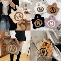 [마니드림]페이크퍼 로고 토트 크로스백 5color / 퍼가방 겨울 털가방 29660867