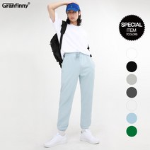 그랜피니 남녀공용 루즈 핏 조거 밴딩 트레이닝 팬츠 GFPP04