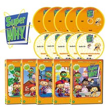 [DVD] New Super WHY 수퍼와이 1집 10종세트 (DVD 5종 + 오디오CD5종), 단품