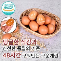 [유일48시간구운] 마미템 농장직영 맥반석 구운계란 30구 60구 중란 대란, 중대란 60구