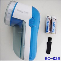 필립스 보풀제거기 GC-026 AA건전지식 GC-026 충전식 브러쉬 대용량, GC-026-(건전지식)보풀제거기