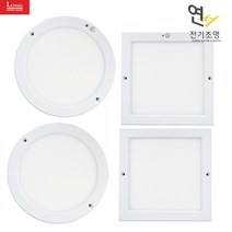 연서전기조명 코스모스전기 LED 8인치 원형 사각 엣지형 센서등 직부등 설치 교체, 02번 8인치사각엣지직부등21W, 주광색(하얀빛)