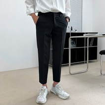 콘피아르 옆밴딩 데일리 링클프리 9부 슬랙스 TC6113N