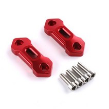 Apar-가와사키 닌자 400 18-23 CNC 알루미늄 합금 백미러 커버 미러베이스 장식, 03 red