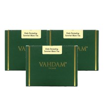 바담티 데일리 다즐링 써머 홍차 100g Vahdam Teas Daily Darjeeling Summer Black Tea, 3팩