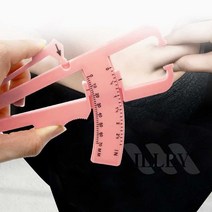 일비 복부 측정기 체지방측정기 체지방측정 뱃살측정기, 핑크, 핑크
