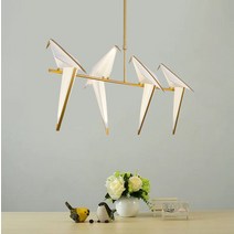 카페 새모양 조명 북유럽 샹들리에 무드링 버드 램프, 싱글 버드 샹들리에