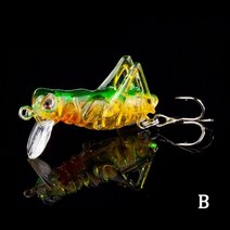 꼬마에기 스피너베이트 1 개몫 cm 3 그램 메뚜기 곤충 낚시 미끼 Flying Wobbler Lure hard Lifelike 인공 Bass Swimbait pesca 11422, 비