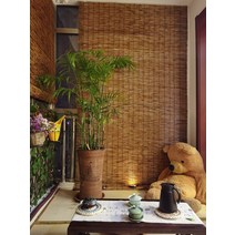 창문발 커튼 블라인드 테라스발 천연발 대발 대나무발 가림막 창문발 나무발 여름발