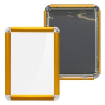 CSF-RG-A4 전면 개폐형 알루미늄 액자 A4 라운드 골드